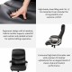 Elm PLUS Black PU Leather Gaslift Adjustable Height Swivel Office Chair