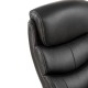 Elm PLUS Black PU Leather Gaslift Adjustable Height Swivel Office Chair