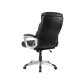 Elm PLUS Black PU Leather Gaslift Adjustable Height Swivel Office Chair