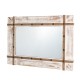 Glitzhome 39.50"H Oversized Farmhouse Wood Wall Mirror