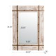 Glitzhome 39.50"H Oversized Farmhouse Wood Wall Mirror