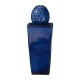 Glitzhome 35.75"H Oversized Cobalt Blue Artichoke Pedestal Ceramic Fountain with Pump and LED Light