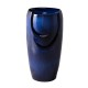 Glitzhome 29.25"H Oversized Cobalt Blue Ceramic Pot Fountain with Pump and LED Light