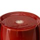 Glitzhome 21.25"H Red Ceramic Pot Fountain with Pump and LED Light