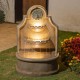 Glitzhome 37.25"H Oversized Antique European Style 3-Tier Polyresin Outdoor Fountain with LED Light and Pump