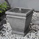 Glitzhome 17.5"H Elegant Stone Sculpture Pattern Polyresin Outdoor Fountain with LED Light and Pump