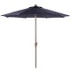 Elm PLUS 10 ft. Aluminum Auto Tilt Market Patio Umbrella in Navy Blue Olefin