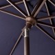 Elm PLUS 10 ft. Aluminum Auto Tilt Market Patio Umbrella in Navy Blue Olefin