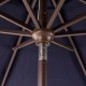 Elm PLUS 10 ft. Aluminum Auto Tilt Market Patio Umbrella in Navy Blue Olefin