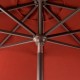 Elm PLUS 10 ft. Aluminum Auto Tilt Market Patio Umbrella in Wine Red Olefin