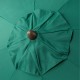 Elm PLUS 10 ft. Aluminum Auto Tilt Market Patio Umbrella in Dark Green Olefin