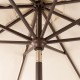 Elm PLUS 10 ft. Aluminum Auto Tilt Market Patio Umbrella in Beige Olefin