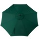 Elm PLUS 9 ft. Aluminum Auto Tilt Market Patio Umbrella in Dark Green Olefin