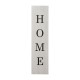 Glitzhome 30"H Double Sided Washed White Wooden Box-shaped "WELCOME, HOME" Porch Sign