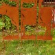 Glitzhome 51.25"H Farmhouse Metal Rustic Animals Silhouette Yard Stake, Set of 3