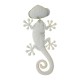 Glitzhome 24.25"L Whimsical Metal Lemon Gecko Wall Decor