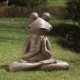 Glitzhome 18.5"H MGO Yoga Frog Statue