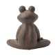 Glitzhome 18.5"H MGO Yoga Frog Statue