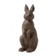 Glitzhome 22.75"H MGO Standing Rabbit Statue