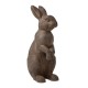 Glitzhome 22.75"H MGO Standing Rabbit Statue