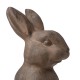 Glitzhome 22.75"H MGO Standing Rabbit Statue
