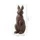 Glitzhome 22.75"H MGO Standing Rabbit Statue