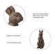 Glitzhome 22.75"H MGO Standing Rabbit Statue