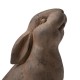 Glitzhome 16.5"H MGO Sitting Rabbit Statue