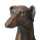 Glitzhome 30.25"H MGO Sitting Greyhound Dog Statue