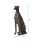 Glitzhome 30.25"H MGO Sitting Greyhound Dog Statue