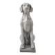 Glitzhome 28.25"H MGO Sitting Labrador Retriever Dog Statue