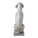 Glitzhome 28.25"H MGO Sitting Labrador Retriever Dog Statue