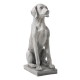 Glitzhome 28.25"H MGO Sitting Labrador Retriever Dog Statue