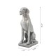 Glitzhome 28.25"H MGO Sitting Labrador Retriever Dog Statue