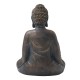 Glitzhome 19"H MGO Meditating Buddha Statue