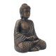 Glitzhome 19"H MGO Meditating Buddha Statue