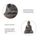 Glitzhome 19"H MGO Meditating Buddha Statue