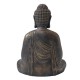 Glitzhome 22.75"H MGO Meditating Buddha Statue