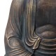 Glitzhome 22.75"H MGO Meditating Buddha Statue