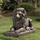 Glitzhome 21.75"L MGO Guardian Lying  Lion Statue