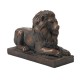 Glitzhome 21.75"L MGO Guardian Lying  Lion Statue