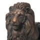 Glitzhome 21.75"L MGO Guardian Lying  Lion Statue