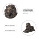 Glitzhome 21.75"L MGO Guardian Lying  Lion Statue