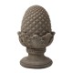 Glitzhome 16.5"H MGO Artichoke Garden Statue