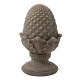 Glitzhome 16.5"H MGO Artichoke Garden Statue