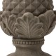 Glitzhome 16.5"H MGO Artichoke Garden Statue