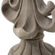 Glitzhome 27.25"H MGO Standing Fleur De Lis Garden Statue