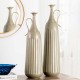 Glitzhome Global/Boho Metal Floor Vase, Set of 2