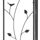 Glitzhome 44.75"H 3-Tiered Black Metal Corner Shelf Plant Stand