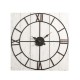 Glitzhome 31.50"D Oversized Farmhouse Wooden/Metal Wall Clock